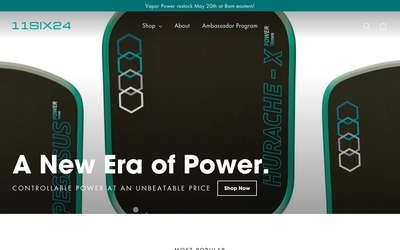 11Six24 website screenshot