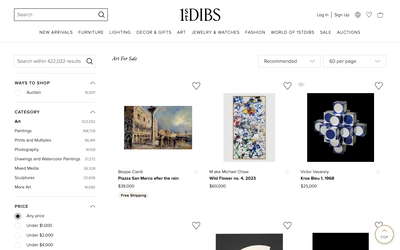 1stdibs website screenshot