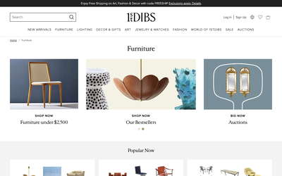 1stdibs website screenshot