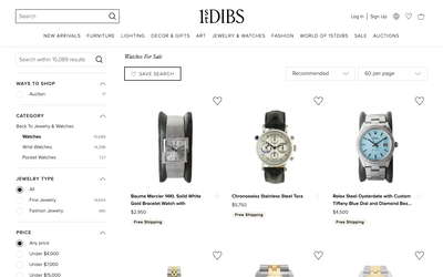 1stdibs website screenshot