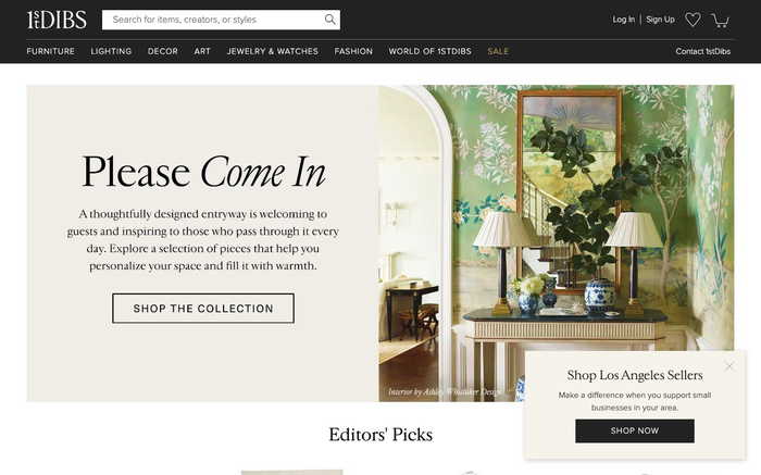 1stdibs screenshot