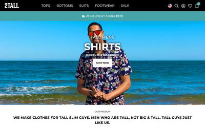 2Tall website screenshot