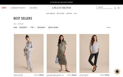 A Pea In the Pod website screenshot