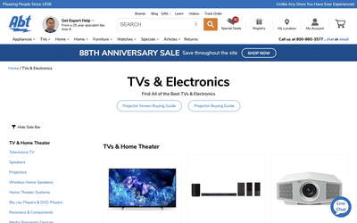 Abt Electronics website screenshot