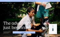 Adventure awaits website screenshot