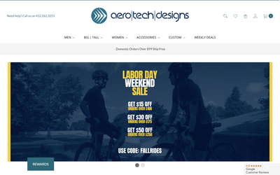 Aero Tech Designs website screenshot