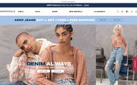 Aeropostale website screenshot