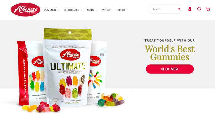 Albanese Confectionery screenshot