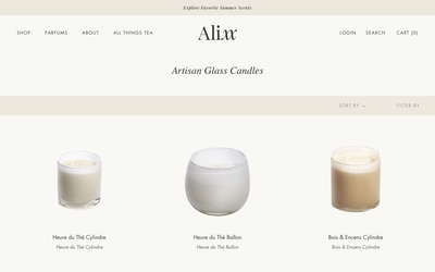 Alixx website screenshot