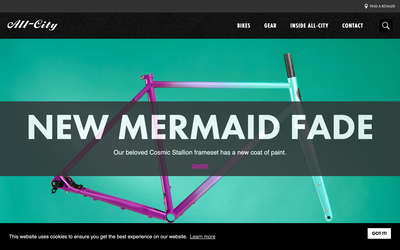 All-City Logo website screenshot