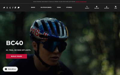 Allied Cycle Works website screenshot
