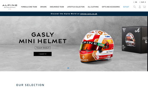 Alpine F1 Store