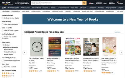 Amazon website screenshot