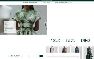 Amsale website screenshot