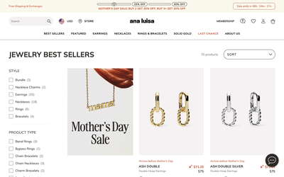 Ana Luisa website screenshot