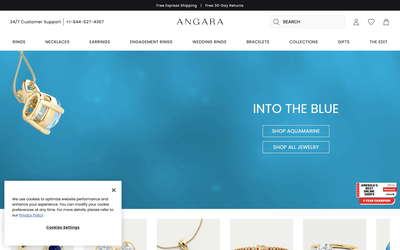 Angara website screenshot