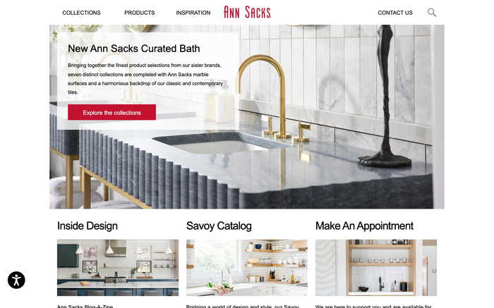 ANN SACKS screenshot