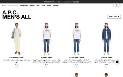 APC website screenshot