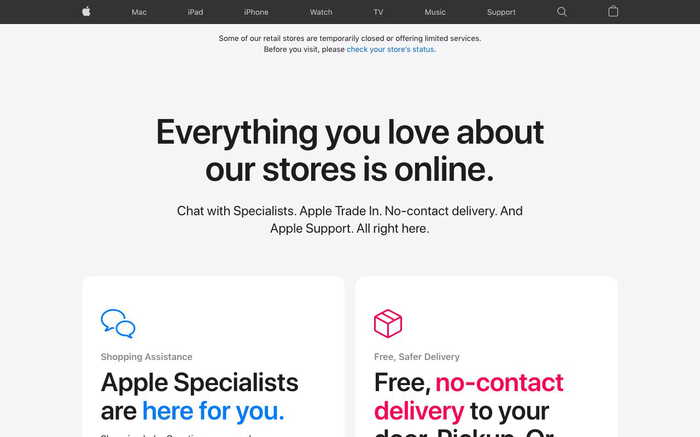 Apple Store screenshot