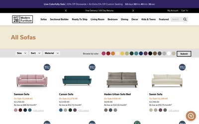 Apt2B website screenshot