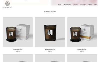 AQUIESSE website screenshot
