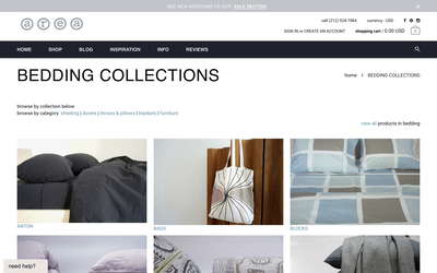 Area website screenshot