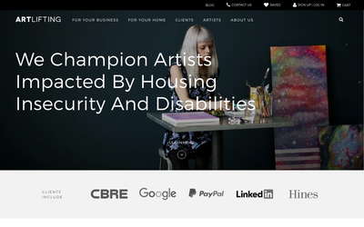 ArtLifting website screenshot