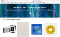 Artspace website screenshot