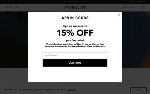 ARVIN GOODS