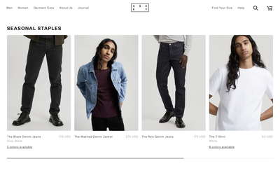 Asket website screenshot