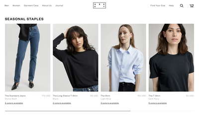 Asket website screenshot