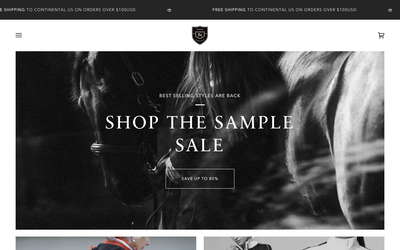 Asmar Equestrian website screenshot