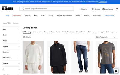 ASOS website screenshot