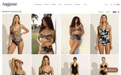 Auguste The Label website screenshot