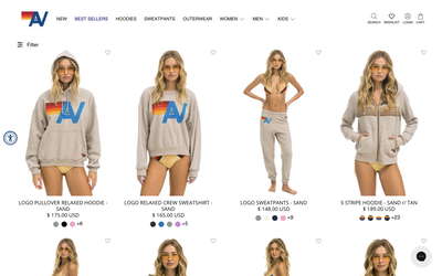 Aviator Nation website screenshot