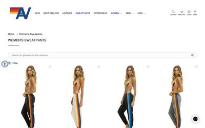 Aviator Nation website screenshot