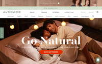 Avocado Green Mattress website screenshot