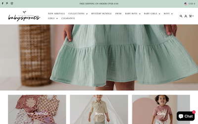 Baby Sprouts website screenshot