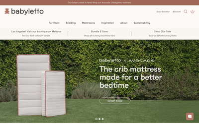 Babyletto website screenshot