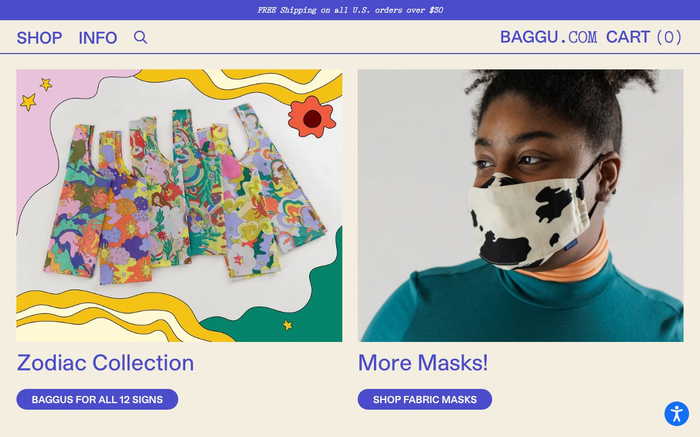 BAGGU screenshot