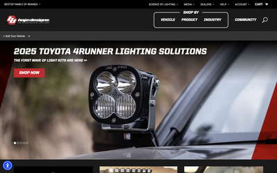 Baja Designs website screenshot