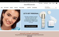 bareMinerals website screenshot