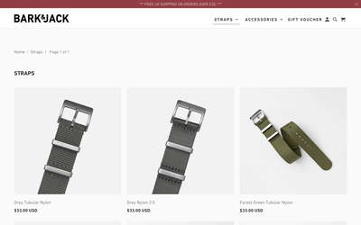 Bark & Jack website screenshot