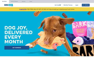 BarkBox website screenshot