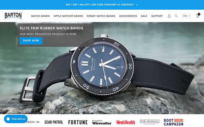 Barton Watch Bands screenshot