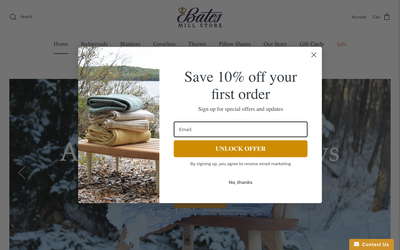 Bates Mill Store website screenshot