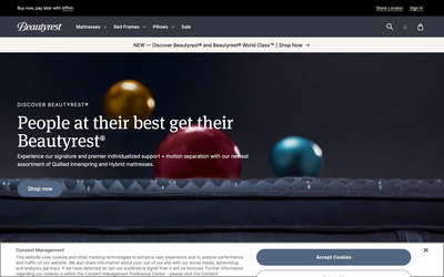 Beautyrest website screenshot