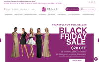 Bella Bridesmaids website screenshot