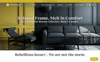 BenchMade Modern website screenshot