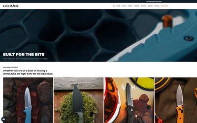 Benchmade website screenshot